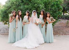 Elegant Orange County Wedding Ruffled Aqua Wedding Dress Wedding Bridesmaid Dresses Orange County Wedding