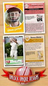Now you can make your own baseball collectible trading card featuring you or your child or make a whole series of your little league team. Cricket Card Maker Make Your Own Custom Cricket Cards With Starr Cards By Pocketsensei