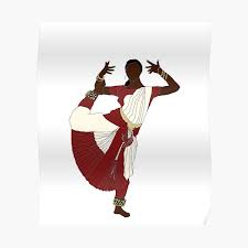 (opens in a new tab or window) woman ballet dance poster. Indian Classical Dance Posters Redbubble