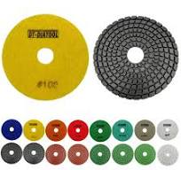 4 Inch Dry Use Diamond Ceramic Bond Polishing Pads For Concrete Floor  Polishing