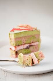 Matcha Strawberry Cake Recipe Green Tea Dessert Matcha Recipe Tea Recipes