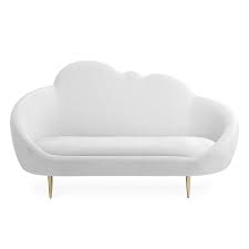 Simple and boxlike, but definitely not plain, florence knoll's sofa sets look like something pulled straight from a 1950s hollywood sitcom. Contemporary Sofa Ether Settee Jonathan Adler Velvet Polished Brass 2 Person