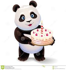Birthday Cake Happy Birthday Emoji Art Copy And Paste Panda Birthday Cake Panda Holding Birthday Cake Vector Clip Art Illustration With Albanysinsanity Com Panda Birthday Cake Panda Birthday Cake Vector