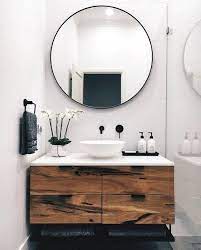 It ruins the overall success of the bathroom design. Bathroom Mirror Ideas Ionsider These Solutions For Awkward Layouts Or To Just Bring A Litt Bathroom Mirror Design Small Bathroom Design Small Bathroom Remodel