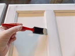 Best way to paint cabinets without brush strokes. Remodelaholic How To Paint Cabinet Doors
