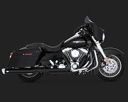 Put on the vance and hines dresser duals with my reinhart slip ons my 2014 street glide special. Dresser Duals Black Vance Hines