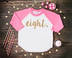 Party Cute Birthday Outfits For 10 Year Olds Eight Year Old Birthday Shirt Eighth Birthday Girl Shirt 8 Etsy Birthday Shirts Birthday Girl Shirt Shirts For Girls