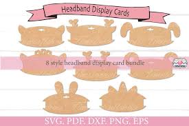 In fiction, there are many ways to show a character is cute. Animal Ears Headband Display Card Bundle Svg Png Dxf Pdf Eps By Timetocraftshop Thehungryjpeg Com
