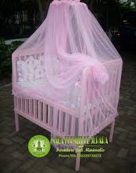 Anda bisa memilih tempat tidur yang. Tempat Tidur Bayi Warna Pink Kelambu Tempat Tidur Bayi Tempat Tidur Anak Tempat Tidur