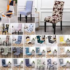 Dining table sets agathosfoundation inside tables walmart at los. 1 2 4 6 Pieces Stretch Dining Chair Covers Slipcovers Short Dining Room Stool Seat Chair Cover For Wedding Banquet Party Decor Washable Removable Walmart Com Walmart Com