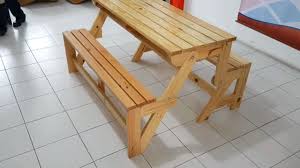 Mesa Plegable Mesa Plegable Madera Mesa Picnic Madera Mesa De Picnic Plegable