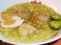 Chicken Arroz Caldo With Salted Egg Overseas Pinoy Cooking Chicken Arroz Caldo Salted Egg Arroz