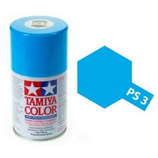 tamiya ps 3 light blue spray paint 86003