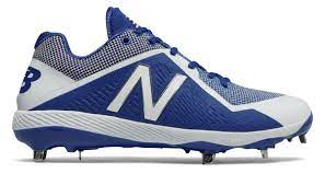 Today, new balance is recognized as one of the leading sneaker companies worldwide. New Balance Low Cut 4040v4 Metal Baseball Cleat Mens Shoes Blue With White Walmart Com Walmart Com