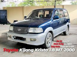 We did not find results for: Antik Mulus Toyota Kijang Krista 1 8 Mt 2000 Bensin Dijual Co Id