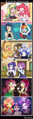 All Our Friends Right By Our Side By Lucy Tan Mlp My Little Pony My Little Pony Comic My Little Pony Characters