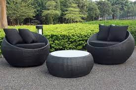 Cocoon Swivel 3 Piece Outdoor Balcony Setting Black Black Small Balcony Furniture Urban B Cheap Outdoor Furniture Balcony Furniture Small Balcony Furniture