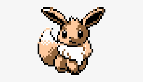 I must admit i'm surprised at the age of some die hard fans. Evee Pixel Art Grid Pokemon 530x580 Png Download Pngkit