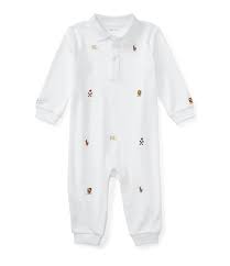 Ralph Lauren Baby Boys Newborn-12 Months Embroidered Schiffli Coverall |  CoolSprings Galleria