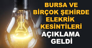 İşte planlı elektrik kesintilerinin uygulanacağı yerler. Ern9qkytbdykkm