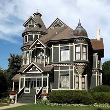 Facade Queen Anne House On Military Street Port Huron Michigan Queen Anne House Victorian House Colors Victorian Homes