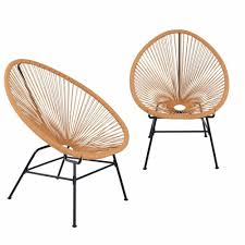 Nuu Garden Oval Metal Outdoor Lounge Chair 2 Pack Dw140 Or The Home Depot Lounge Chair Outdoor Metal Lounge Chairs Used Outdoor Furniture