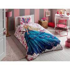 160x220 cm ( 1 adet ) ● fitted çarşaf: Tac Barbie Dream Lisansli Tek Kisilik Nevresim Takimi Fiyati