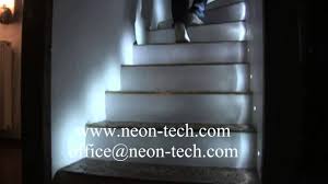 Indoor Led Stair Lights With Sensor Led Stair Lighting Interior Youtube