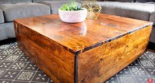Build An Easy Diy Square Farmhouse Coffee Table Yourself In 2020 Coffee Table Farmhouse Diy Coffee Table Homemade Coffee Tables