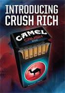 Camel crush bold is camel red before you crush the ball in the filter therefore the nicotine content is camel crush does not contain any thc it is a ciggarette and it would be illegal for camel to sell then if it did. Products