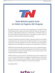 Over the time it has been ranked as high as 2 107 in the world, while most of its traffic comes from argentina, where it reached as high as 23 position. Leo Sarro Press On Twitter Tn Noticias De Argentina Protesta Porque Dejo De Salir En Cables De Montevideo Uruguay Todonoticias