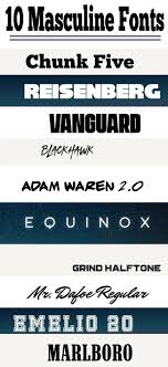 Masculine Fonts Masculine Font Manly Fonts Business Fonts