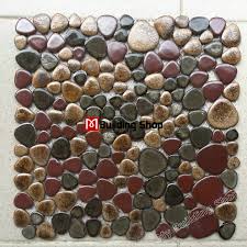 Our online tile collection is compiled from the finest pebbles from around the world. Glazed Porcelain Tile Glass Pebble Mosaic Tile Ppmt047 Pebble Flooring Tiles Porcelain Pebble Mosaic Ceramic Tile Backsplash Ppmt047 16 49 Mybuildingshop Com