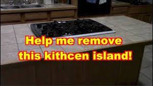 Locate the screws on the inside wall and use a driver to remove the screws. Help Me With Removing A Kitchen Island Youtube
