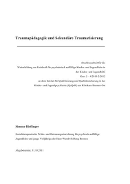 Traumapadagogik Und Sekundare Traumatisierung Hans Wendt
