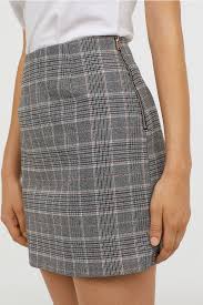 Black And White Plaid Pencil Skirt Pdp In 2020 Checked Skirt Outfit Pencil Skirt Outfits Skirt Outfits