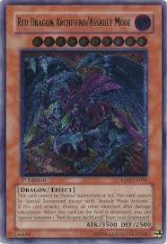 With a level 8 red dragon archfiend synchro monster, summon chain resonator. Red Dragon Archfiend Assault Mode Yugioh Trollandtoad