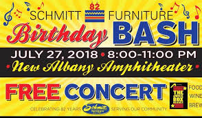 Schmitt furniture is a family owned and operated furniture retailer that has been serving southern indiana and the greater louisville area since 1936. Schmitt Furniture Birthday Bash New Albany City Hall
