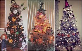 + − use halloween trees in nooks and corners. Halloween Christmas Tree Ideas