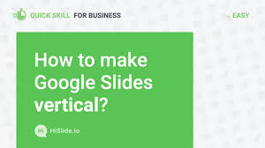 Select the file tab at the top of the window. How To Make Google Slides Vertical Tutorial For Beginers