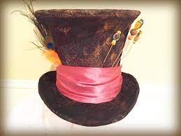 Full Size Tim Burton Mad Hatter Hat Top Hat Fosshape Alice In Wonderland Mad Hatter Hats Tim Burton Mad Hatter Mad Hatter Hat