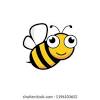 Cute seamless pattern with cartoon bumble bees vector image. 1