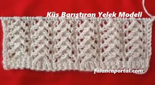 Kus Baristiran Yelek Modeli Crochet Hats Crochet Pattern