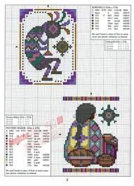 Kokopelli is a fertility deity, usually depicted as a humpbacked flute player who has been venerated by some native american cultures in the southwestern united states. 27 Kachina Cross Stitch Charts Ideas Cross Stitch Charts Cross Stitch Stitch
