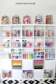Using plastic trays you can organize and keep your papers wrinkle free and ready when you need them! Craft Room Design The Crafting Chicks