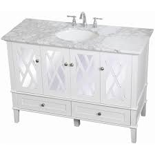 And today we are going to look closer at such an important part of the bathroom interior. Elegant Decor Luxe 48 Single Marble Top Bathroom Vanity In White Vf30248wh