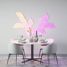 Nanoleaf Rhythm Edition 9 Panels Multicolor Nl28 2003tw 9pk Best Buy In 2020 Cool Things To Buy Nanoleaf Designs Light Panels