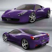 Purple Beautiful Car Ferrari 458 Ferrari 458 Italia Sport Cars