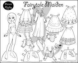 Princess paper doll dresses to color. Paper Doll Clothes Coloring Pages Coloring Home