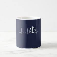Lawyer Heartbeat Coffee Mug Zazzle Com In 2020 Mugs Law Office Decor Lawyer Gifts